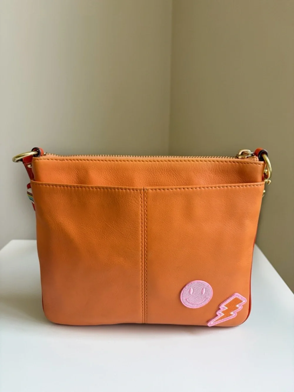 Coach Bonnie Double Zip Pocket Swing Crossbody Bag